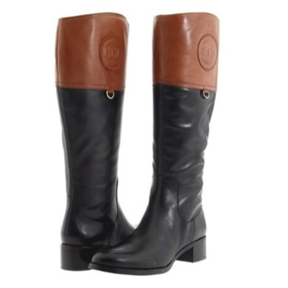 Etienne Aigner Chastity Leather Riding Boot